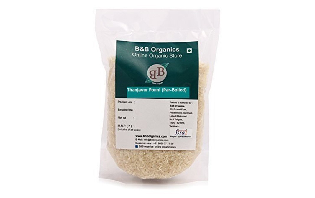 B&B Organics Thanjavur Ponni (Par-Boiled)    Pack  5 kilogram